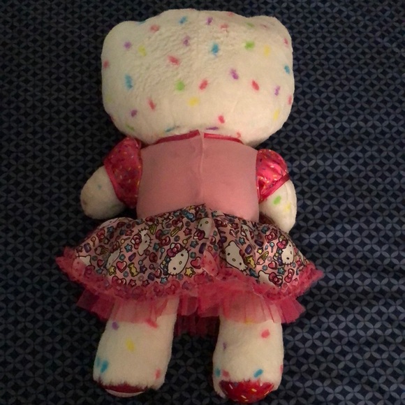 3 very well loved build a bears. 1 ty hello kitty - Picture 2 of 5